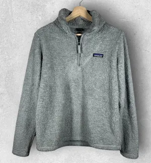 Patagonia Womens Los Gatos 1/4 Zip Fleece Pullover Size M Gray Outdoor 25235 thumbnail 1