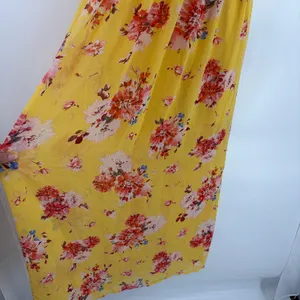 AUW Boho Floral Maxi Dress Sz L Bustier Coquette Cottage Floral Lace Chiffon thumbnail 6