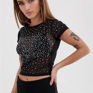 ASOS Rhinestone top thumbnail 2