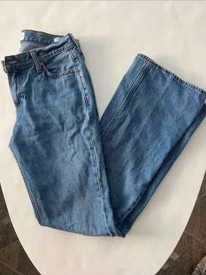 Denim Forum The '00s Lo-Rise Flare Jeans Medium Wash 5 Year Kiss n Tell 25 $138 thumbnail 4
