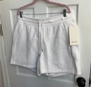 Lululemon Scuba High-Rise Shorts in white womens 14 nwt thumbnail 1