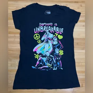 JoJo's Bizarre Adventure Anime women’s short sleeve Casual Graphic T-Shirt|Sz:M thumbnail 9