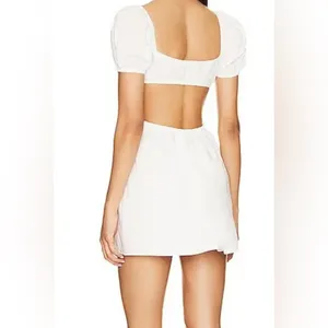 More to Come Jars Mini Dress Puff Sleeve Open thumbnail 2