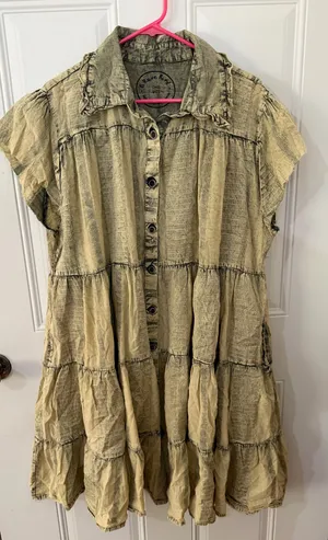 A Rare Bird dress Yellow thumbnail 1