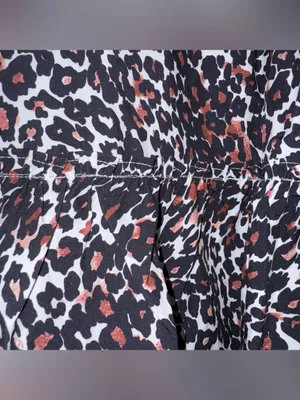 Amazon NEW cheetah print blouse thumbnail 4