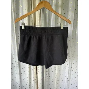 Aerie Women's Black Wide Elastic Band Side Lace Up Loungewear Shortie Shorts M thumbnail 3