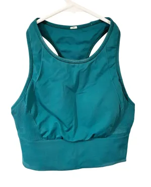 Lululemon Ebb to Train Bra Medium Support C/D Cup Smoked Spruce Size 4 thumbnail 1