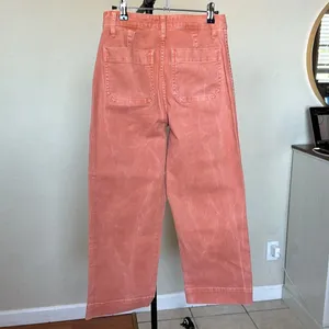 Madewell Slim Emmett Wide-Leg Crop Pants in Sweet Dahlia Size 25‎ thumbnail 9