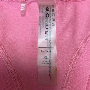 Aritzia Golden Womens Pink Sleeveless Racerback Activewear Running Tank Top XL thumbnail 4