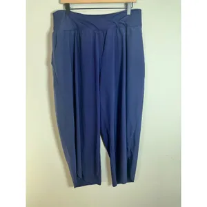 Halara Breezeful High Waisted Crossover Pocket Quick‎ Dry Pants Patriot Blue 1X thumbnail 3