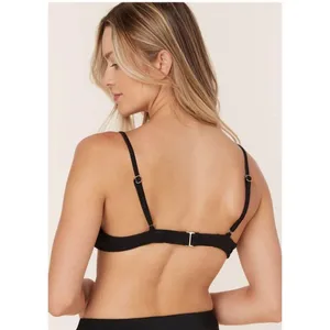 NWT Andie The Bermuda Bikini Swimsuit Underwired Top Full Bust Support S Black thumbnail 5