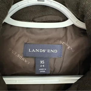 Land’s End Espresso Brown Quilted Puffer Vest Jacket Zip Up Women’s Size XS 2 4 thumbnail 8