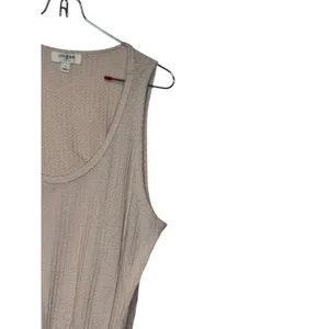 Umgee Women's Dress Tank Lined Floral Boho Tiered Waffle‎ Knit Scoop Neck Large thumbnail 2