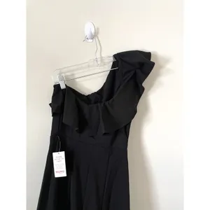 Show Me Your Mumu Floretine Maxi One Strap Maxi Dress Black Size Small NEW thumbnail 6