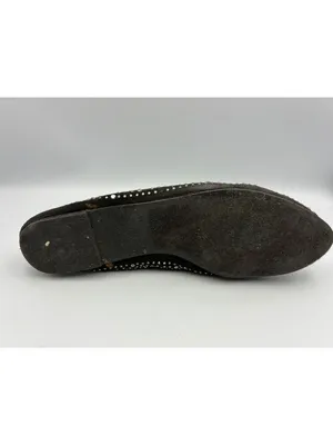 Blue Suede Shoes Womens Black Studded Flats Size 10 Sparkly Comfortable Slip-On thumbnail 12