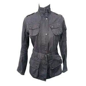 Barbour Utility Jacket Belted Gray Navy L2051 US4 thumbnail 2