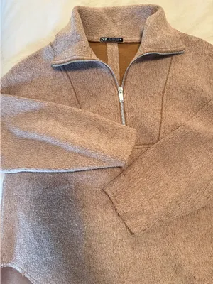 ZARA Quarter-Zip Sweater thumbnail 1