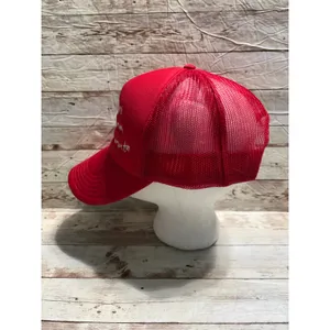 Otto Tom Petty Lyrics Trucker Hat Adjustable Snap Back One-Size Red American USA thumbnail 3