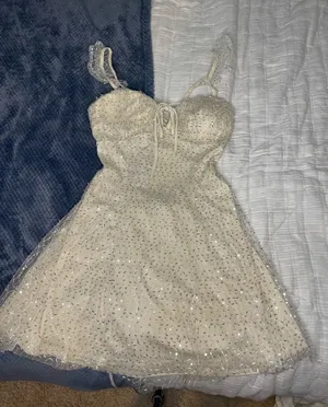 Privy Cream Embellished Corset Mini Dress 🤍✨ thumbnail 1