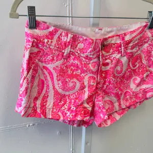 Lilly Pulitzer The Walsh Pink Pout Print Cotton 3" Shorts Sz‎ 00 thumbnail 3