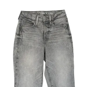 Old Navy Womens 00 Jeans Gray OG Straight High Rise Secret Slim Pockets thumbnail 2