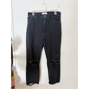 Abercrombie & Fitch The Ankle Straight Ultra High Rise Jeans Sz 8 thumbnail 2