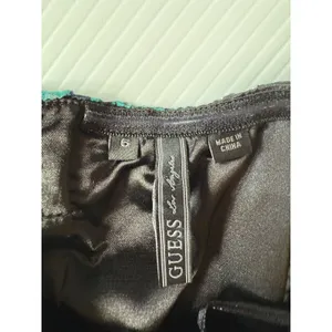 Guess Strapless Dress Party Cocktail A-Line Animal Print Green‎ Multi 6 thumbnail 7
