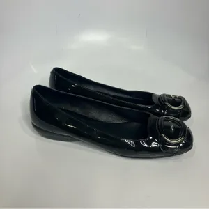 Cole Haan black flats patent leather size 7.5‎ thumbnail 3