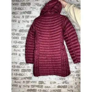 32° heat | women maroon down filled jacket thumbnail 7