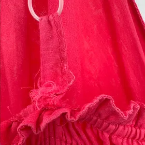 New York & Company Hot Pink sundress maxi tiered Smocked back summer vacation XL thumbnail 7