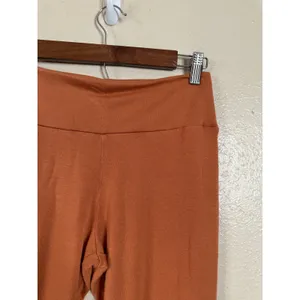 Split59 Raqel High Waisted Fleece Flare Pant in Rust Womans Medium thumbnail 7