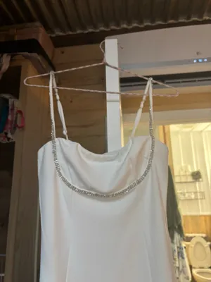 Lulus white midi dress thumbnail 3