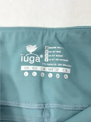 Iuga High-Waist Active Leggings in‎ Dusty Teal Size L thumbnail 4