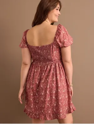 Arula Kate Cotton Floral Mini Dress SO Cute NWT 1X thumbnail 2