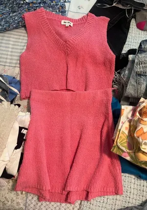 These Three Boutique knit vest & skirt set thumbnail 1