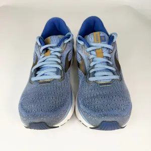 Brooks Glycerin 19 Running Sneakers Shoes Athletic Gym Blue Gold Women 8 thumbnail 3