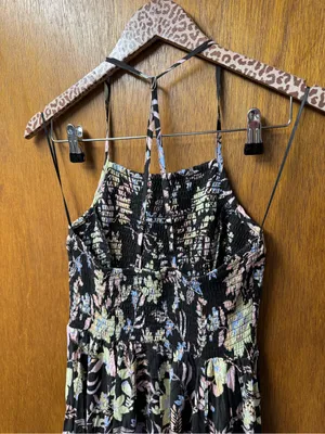 Free People Intimately FP Heat Wave Printed Maxi Dress Midnight Combo Small thumbnail 10