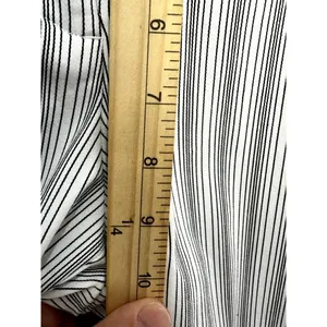 i.e. Pants Womens 8 Gray White Pinstripe Straight‎ Leg Y2K Minimalist Workwear thumbnail 6