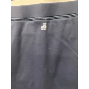 NWT We Wore What Active Skort MEDIUM Blue Optic White Pull On Tennis Jersey Knit thumbnail 5