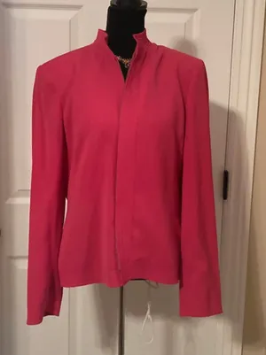 Amanda Smith Pink blazer work jacket thumbnail 1