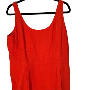 Ann Taylor NWT Women's Orange‎ Mini Dress Size 16 thumbnail 2