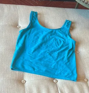 United Colors Of Benetton Blue Vibrant Nylon Stretchy Tank One Size thumbnail 1