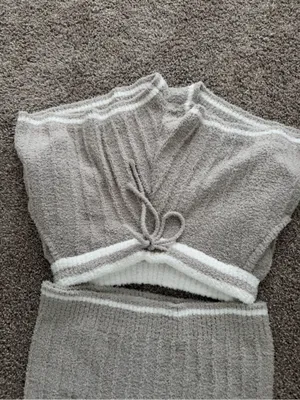 Kittenish Taupe Lounge Set thumbnail 3