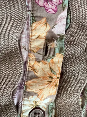 Anthropologie Sundays Evelyn Short Sleeve Dusk Floral Brown Mini Shirt Dress thumbnail 9