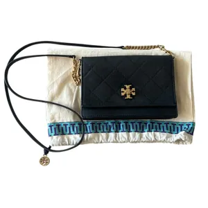 Tory Burch Georgia Quilted Turn Lock Mini Crossbody WOC Black‎ thumbnail 4