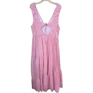 Free People Juno Sleeveless Smocked Tiered Maxi Dress thumbnail 13