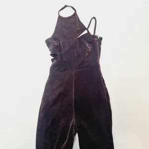 Superdown Tia Cut Out Jumpsuit in Wine Small thumbnail 5
