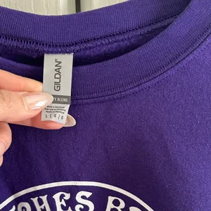 Witches Brew Coffee sweater Purple Size L thumbnail 3