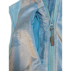 Peter‎ Millar Full Zip Fleece Vest Womens M Blue Sea Island Golf Warmth Hybrid thumbnail 12
