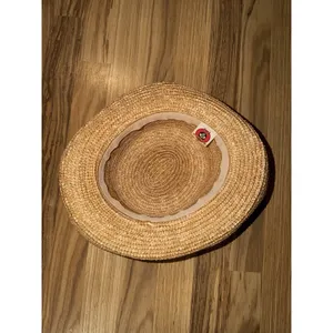 Vintage 1999 Looney Tunes Tweety Bird Straw Sun Hat Patch 90s Gardening thumbnail 3